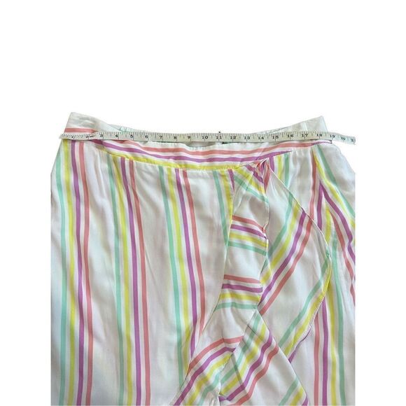 Torrid Ivy Stripe Challis Hilo Maxi Skirt pastel sz 2 - Picture 5 of 11